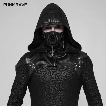 Punk Rave Punk Rock Unisex Black Pu Leather Party Assassin Cospaly Hat Hooded Accessory 
Punk Rave Punk Rock Unisex Black Pu Leather Party Assassin Cospaly Hat Hooded Accessory