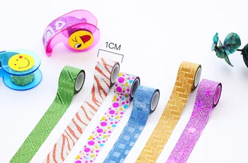 6pcs Creative shiny mini washi tape set DIY decoration Scrapbooking Sticker Label Masking Tape School Office Supply
6pcs Creative shiny mini washi tape set DIY decoration Scrapbooking Sticker Label Masking Tape School Office Supply