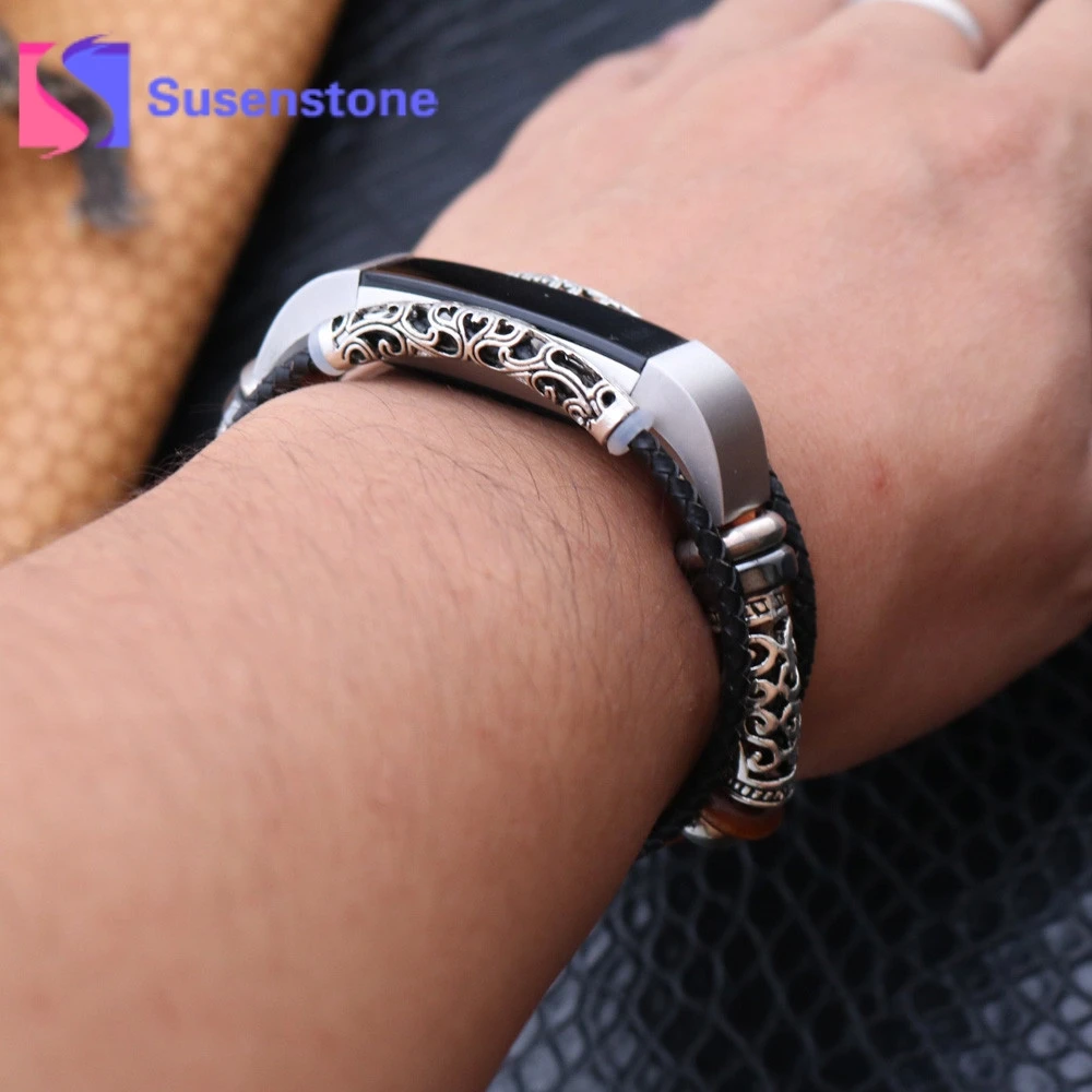 1pcs Replacement Leather Wristband Woven Braided Bracelet Fashion Knit Handmade Strap Bracelets for Fitbit Alta/Fitbit Alta HR
1pcs Replacement Leather Wristband Woven Braided Bracelet Fashion Knit Handmade Strap Bracelets for Fitbit Alta/Fitbit Alta HR
