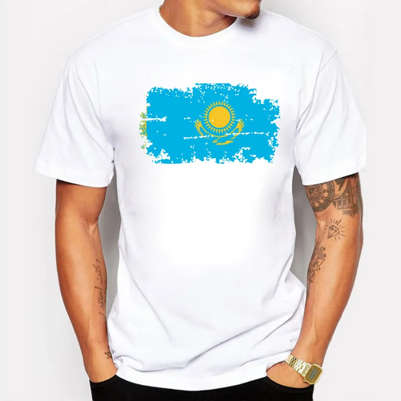 Kazakhstan Fans Cheer Tshirts For Men Kazakhstan National Flag Tee Shirts Short 100% Cotton T-shirts Nostalgic Style Tops
Kazakhstan Fans Cheer Tshirts For Men Kazakhstan National Flag Tee Shirts Short 100% Cotton T-shirts Nostalgic Style Tops