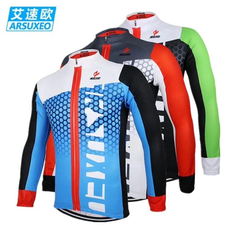 ARSUXEO Men Cycling Jersey Bike Bicycle Long Sleeves Mountain MTB ropa ciclismo hombre Jersey Clothing Shirts bicicletas
ARSUXEO Men Cycling Jersey Bike Bicycle Long Sleeves Mountain MTB ropa ciclismo hombre Jersey Clothing Shirts bicicletas