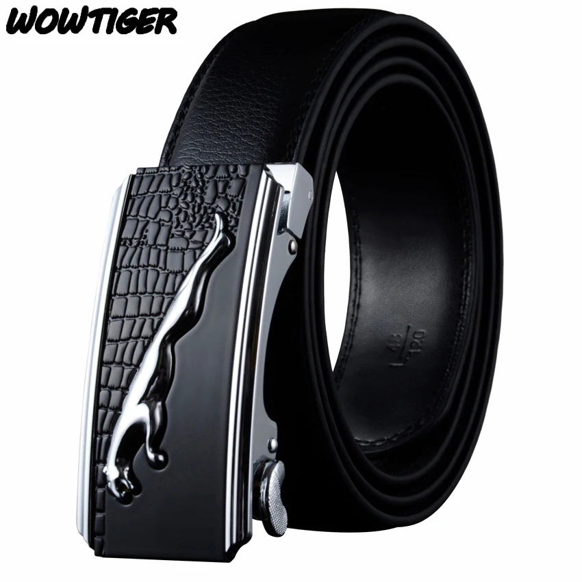 WOWTIGER New Fashion Men's Business Genuine Luxury Leather Belt with Automatic Buckle
WOWTIGER New Fashion Men's Business Genuine Luxury Leather Belt with Automatic Buckle