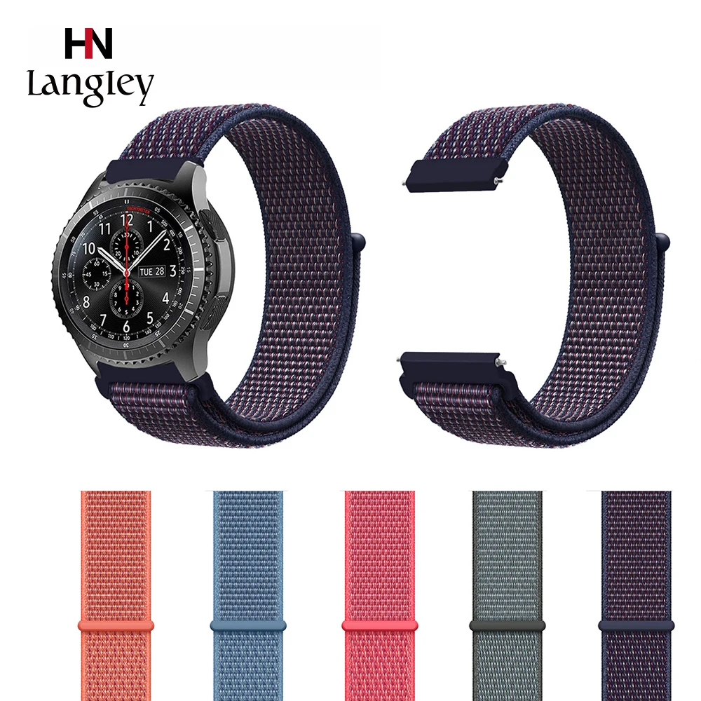 2019 Nylon Watch Band For Samsung Gear S3 Frontier Gear S2 Classic Sports Straps For Samsung Galaxy Watch 46mm 42mm Wholesale
2019 Nylon Watch Band For Samsung Gear S3 Frontier Gear S2 Classic Sports Straps For Samsung Galaxy Watch 46mm 42mm Wholesale