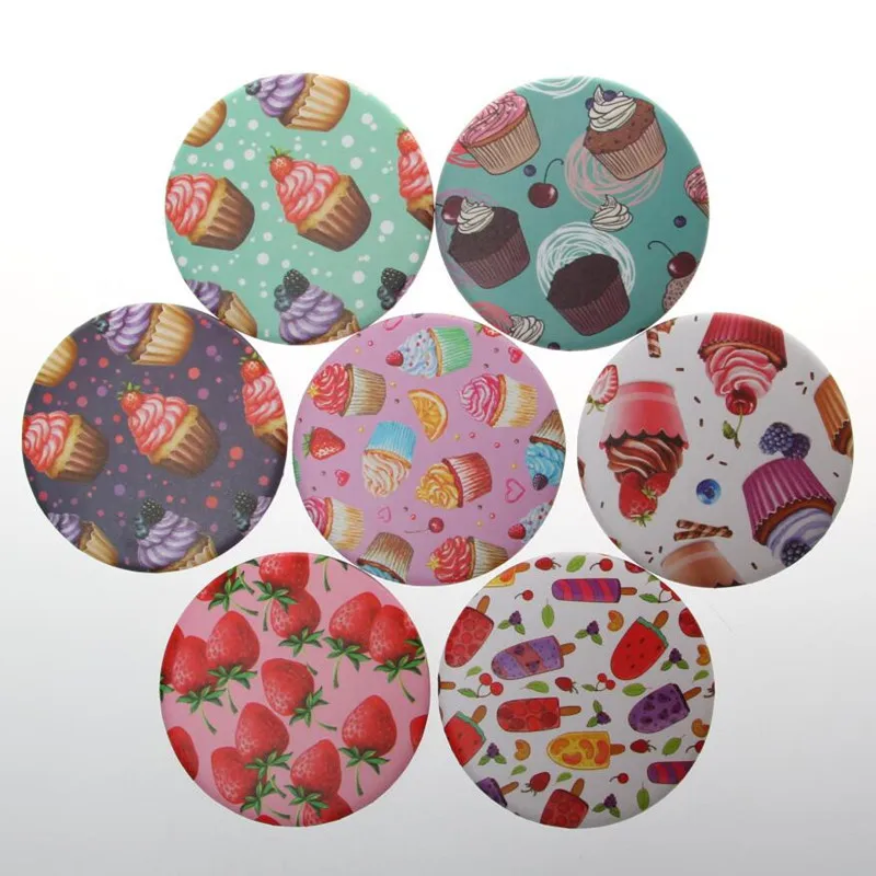 75mm Exquisite plastic Portable pocket mirror round shape foldable makeup mirror sweets design Cosmetic mirrors
75mm Exquisite plastic Portable pocket mirror round shape foldable makeup mirror sweets design Cosmetic mirrors