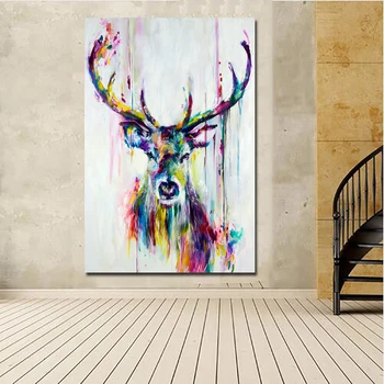 1 Pcs Pop Art Canvas Painting Nordic Animal Deer Pictures Canvas Print Posters Wall Art Pictures No Frame
1 Pcs Pop Art Canvas Painting Nordic Animal Deer Pictures Canvas Print Posters Wall Art Pictures No Frame