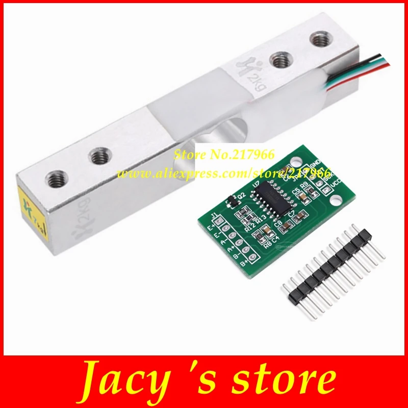 Load Cell Weight Sensor 1KG 5KG 10KG 20KG HX711 Module Electronic Scale Aluminum Alloy Weighing Pressure Sensor
Load Cell Weight Sensor 1KG 5KG 10KG 20KG HX711 Module Electronic Scale Aluminum Alloy Weighing Pressure Sensor