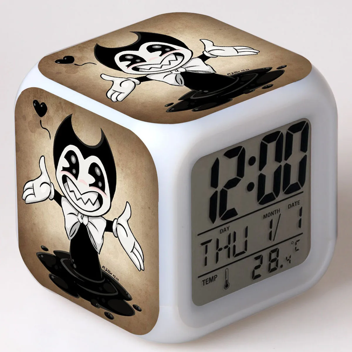 Game Cartoon Bedside Kids Alarm Clock Color Change LED Wake Up Light Digital Alarm Clock for Children Gift Funny Toys
Game Cartoon Bedside Kids Alarm Clock Color Change LED Wake Up Light Digital Alarm Clock for Children Gift Funny Toys
