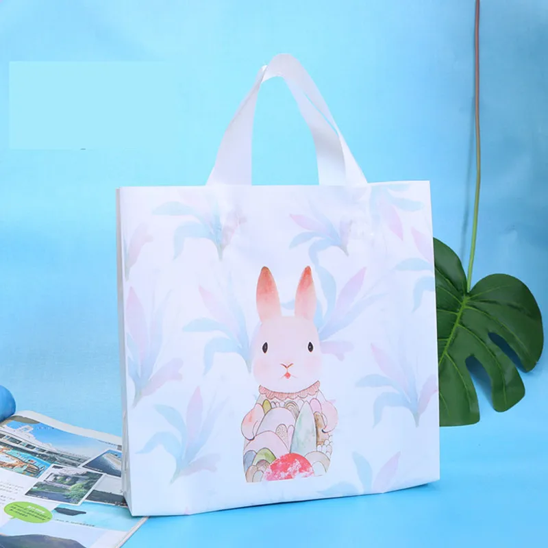 cute cartoon Rabbit Plastic clothing bags Shopping Packaging Plastic Gift Bags With Handle Wedding Gift Bags Party Supplies 
cute cartoon Rabbit Plastic clothing bags Shopping Packaging Plastic Gift Bags With Handle Wedding Gift Bags Party Supplies