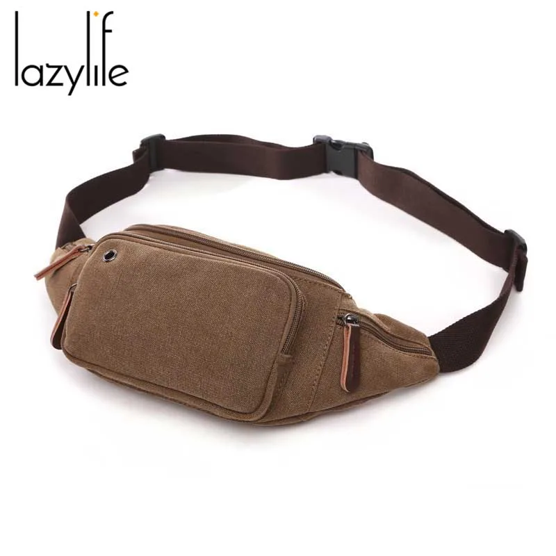 LAZYLIFE черная сумка на пояс для денег мужской кошелек дорожный подростков Мужские