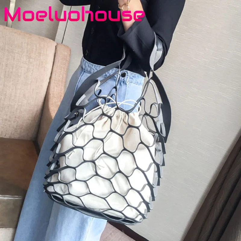 Moeluohouse Women Mori Girl 2PCS Composite Bag Handbag Fishing Net String Canvas Cute Korean Style Soft Kawaii Casual Special
Moeluohouse Women Mori Girl 2PCS Composite Bag Handbag Fishing Net String Canvas Cute Korean Style Soft Kawaii Casual Special