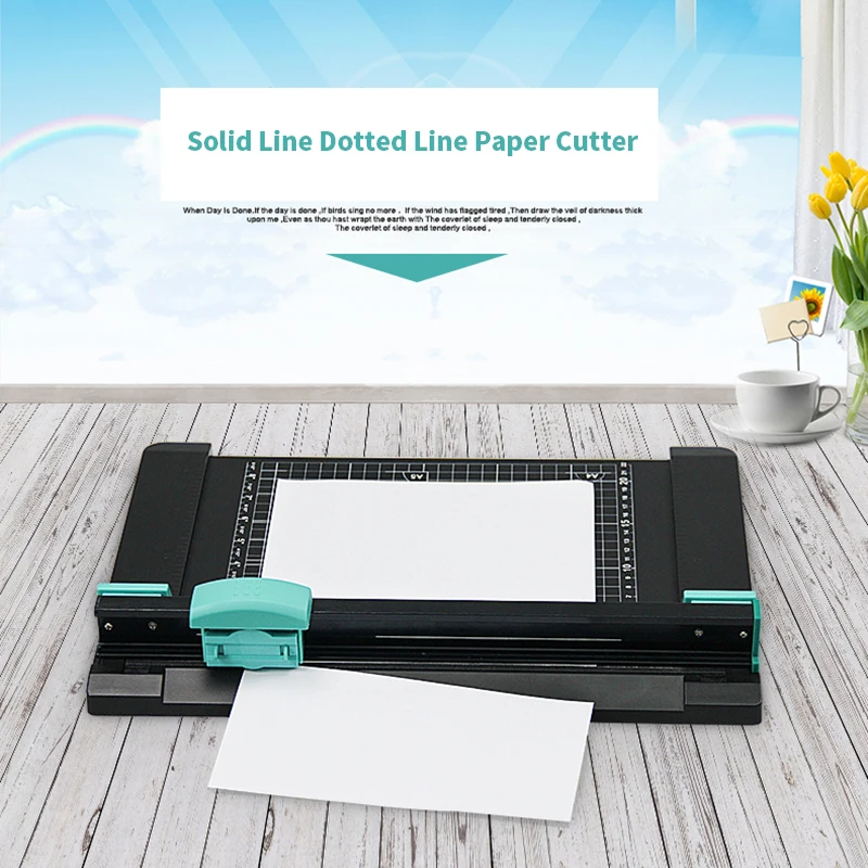 DIY Dotted Ticket Dotted Solid Line Double Paper Cutter Office A4 Paper Cutter DIY Srapbook
DIY Dotted Ticket Dotted Solid Line Double Paper Cutter Office A4 Paper Cutter DIY Srapbook