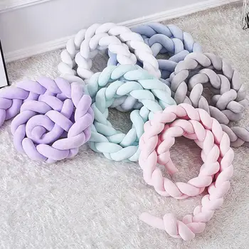 2019 New 1m/1.5m/2m Baby Knot Bed Bumper Weaving Plush Crib Pad Cradle Protector Guard Toddler Pillow Cushion Infant Room Decor
2019 New 1m/1.5m/2m Baby Knot Bed Bumper Weaving Plush Crib Pad Cradle Protector Guard Toddler Pillow Cushion Infant Room Decor