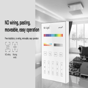 Free shipping Milight B4 4-Zone RGBW RGB RGBW+CCT Smart Panel Remote Controller for led strip lights lamp bulb led tape ribbon
Free shipping Milight B4 4-Zone RGBW RGB RGBW+CCT Smart Panel Remote Controller for led strip lights lamp bulb led tape ribbon