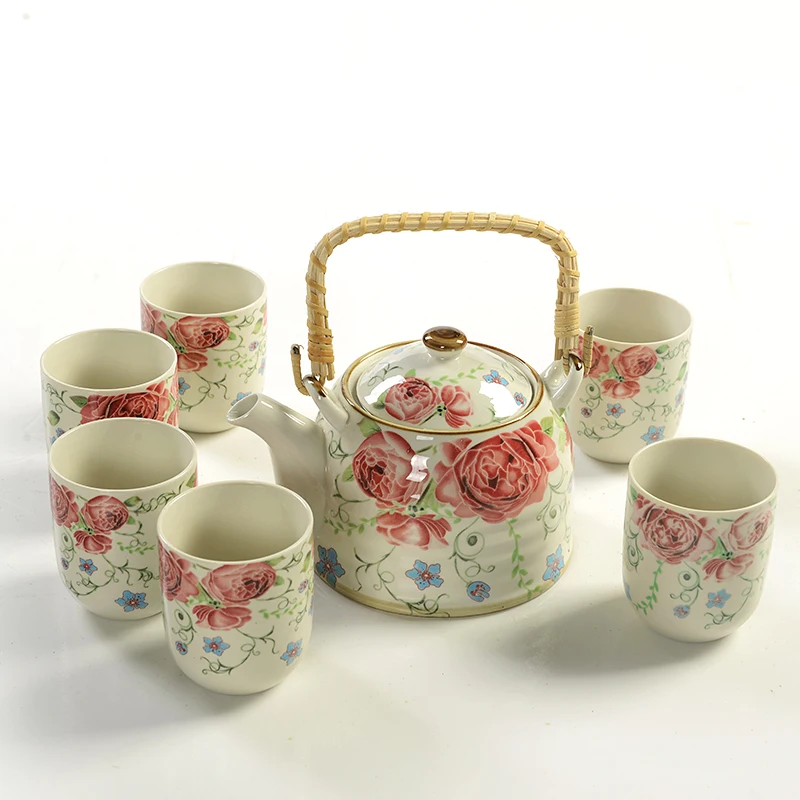 INMYLIFE Fashion Ceramics 7pcs Tea Set 1 teapot with Six Cups High quality Tea Sets Chinese Porcelain kungfu Tea Tools Gift
INMYLIFE Fashion Ceramics 7pcs Tea Set 1 teapot with Six Cups High quality Tea Sets Chinese Porcelain kungfu Tea Tools Gift