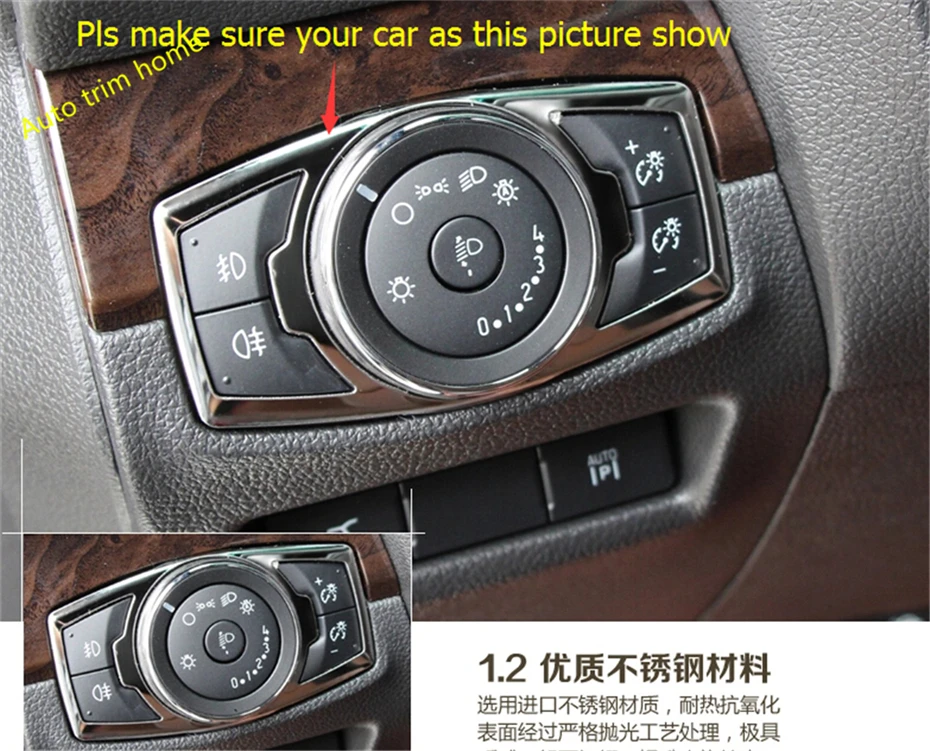 Accessories Head Lights Lamps Switch Button Decor Frame Panel Cover Trim Fit For Ford F150 2015 - 2017 Interior Accessories
Accessories Head Lights Lamps Switch Button Decor Frame Panel Cover Trim Fit For Ford F150 2015 - 2017 Interior Accessories