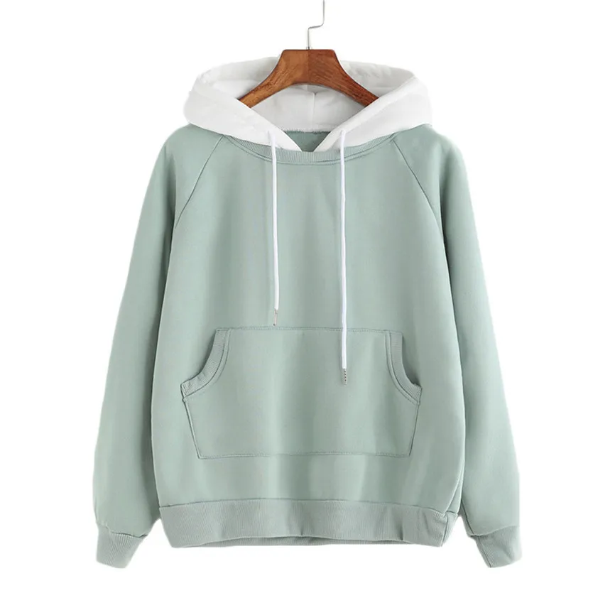 SAGACE Hoodies Womens Plus Size Stitching Contrast Color Long Sleeve Plus Velvet Pullover Sweatshirt Moletom Feminino Inverno g7
SAGACE Hoodies Womens Plus Size Stitching Contrast Color Long Sleeve Plus Velvet Pullover Sweatshirt Moletom Feminino Inverno g7