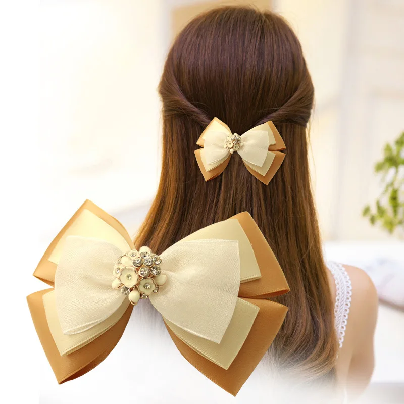 i-Remiel Korean Crystal Fabric Hairpin Large Simple Bow Hair Accessories Rhinestone Spring Clip Ponytail Clips Jewelry for Woman
i-Remiel Korean Crystal Fabric Hairpin Large Simple Bow Hair Accessories Rhinestone Spring Clip Ponytail Clips Jewelry for Woman