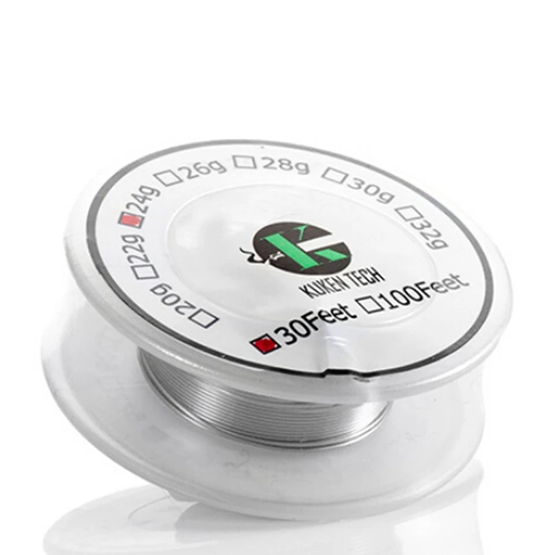 30 Feet/ROll Kanthl A1 Wire Resistance Wire For Rda Rat Electronic Cigarette Heating Wires DIY Vaporizer Coil Tools
30 Feet/ROll Kanthl A1 Wire Resistance Wire For Rda Rat Electronic Cigarette Heating Wires DIY Vaporizer Coil Tools