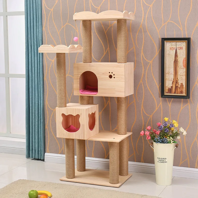 Cat Crawler Solid Wood Pet Nest Cat Products Grab Column Large Plate Cat Toy Pet Supplies Camas De Princesa Cat Bed House
Cat Crawler Solid Wood Pet Nest Cat Products Grab Column Large Plate Cat Toy Pet Supplies Camas De Princesa Cat Bed House