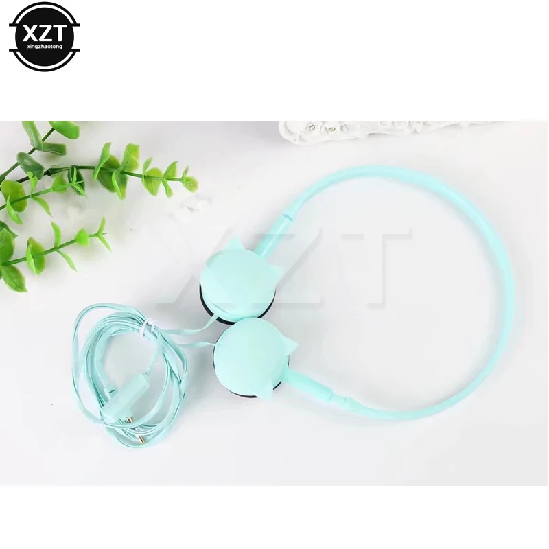 High Quality Cute Cat Colored Stereo Pink Headphones Headset Earphones for Samsung Xiaomi mp3 Kids Student With Retail box
High Quality Cute Cat Colored Stereo Pink Headphones Headset Earphones for Samsung Xiaomi mp3 Kids Student With Retail box
