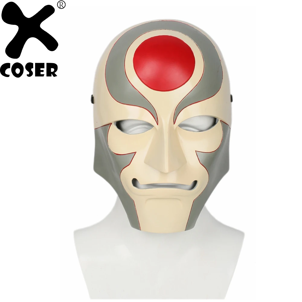 

XCOSER Avatar The Legend of Korra Amon Mask Cosplay Props Stylish Full Face Masks Anime Cosplay Mask Costume Accessories