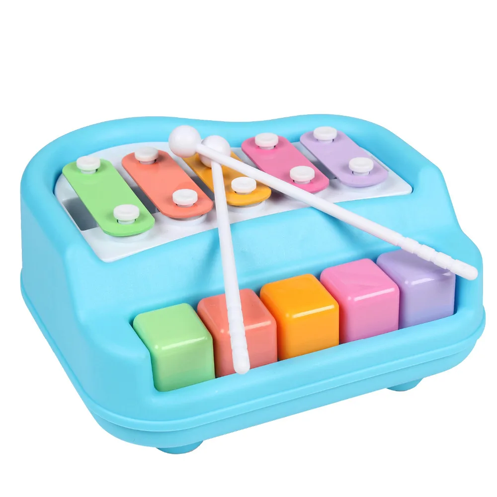 Mini 2 In 1 Piano Toy Musical for Toddlers Multicolored 5 Keys Percussion Glockenspiel Learning and Development Toy(1503)
Mini 2 In 1 Piano Toy Musical for Toddlers Multicolored 5 Keys Percussion Glockenspiel Learning and Development Toy(1503)