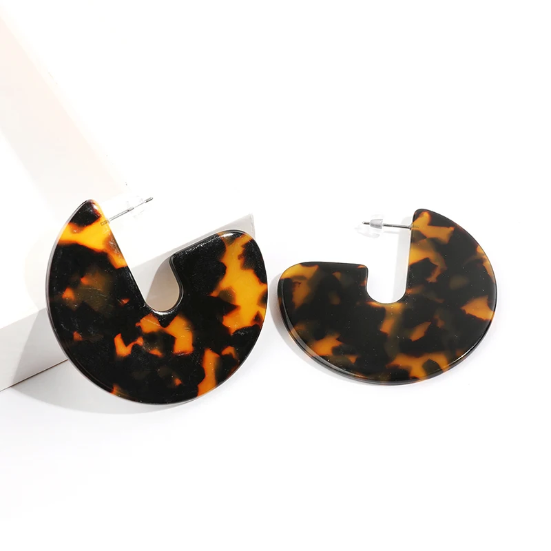 Geometric Hoop Earrings Retro Wind Opening Round Earrings Leopard Pattern Exaggerated Earrings Tortoiseshell Eardrop Wholesale
Geometric Hoop Earrings Retro Wind Opening Round Earrings Leopard Pattern Exaggerated Earrings Tortoiseshell Eardrop Wholesale