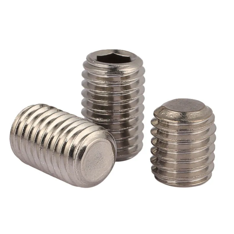 20pcs 304 stainless steel DIN913 M5,M6,M8,M10*L=3,4,5,6,8,10,12 Hexagon Socket Allen headless Flat point set grub Screw Screws
20pcs 304 stainless steel DIN913 M5,M6,M8,M10*L=3,4,5,6,8,10,12 Hexagon Socket Allen headless Flat point set grub Screw Screws
