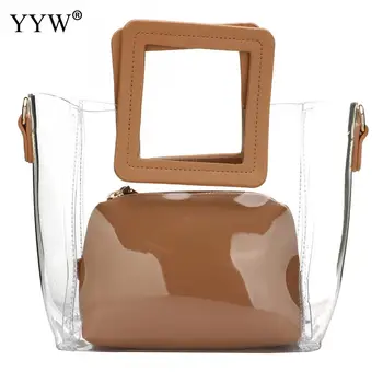 yellow Beach Transparent Bag Women Clear Pu totes handBag pink Girl 2019 Women Jelly Sac A Main Black Hand bags Bolsa Feminina
yellow Beach Transparent Bag Women Clear Pu totes handBag pink Girl 2019 Women Jelly Sac A Main Black Hand bags Bolsa Feminina