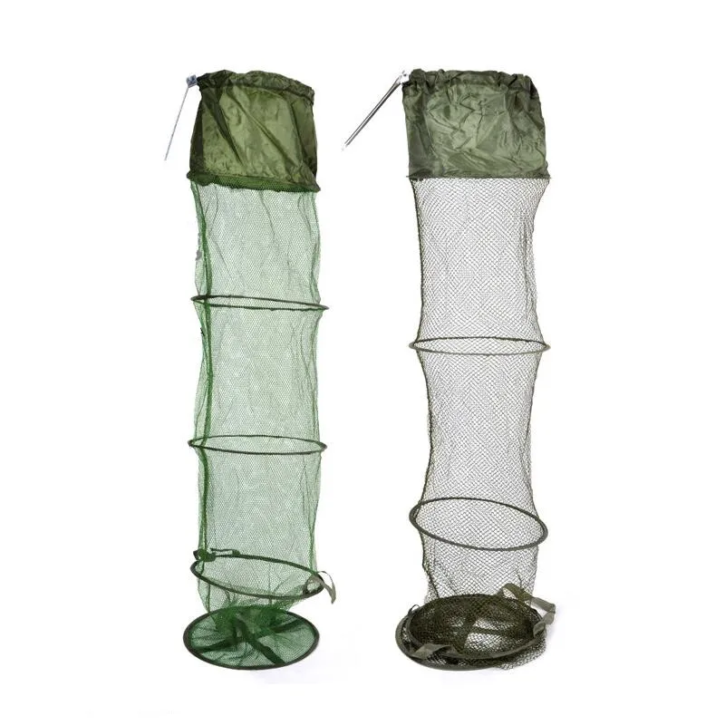 5 Layers Collapsible Long Fishing Net Cage Shrimp Minnow Fishing Bait Trap Dip Net Cages 140x30cm Fishing Accessories
5 Layers Collapsible Long Fishing Net Cage Shrimp Minnow Fishing Bait Trap Dip Net Cages 140x30cm Fishing Accessories