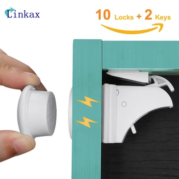 Safety Baby Cabinet Lock 10 Locks 2 Keys Magnetic Cupboard Locks Children Protection Kids Drawer Locker Childproof Locks
Safety Baby Cabinet Lock 10 Locks 2 Keys Magnetic Cupboard Locks Children Protection Kids Drawer Locker Childproof Locks