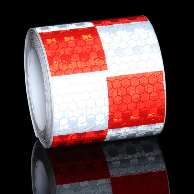 Free Shipping 5CMx500CM Reflective Adhesive Tape Reflective Tape Sticker For Truck Car Motorcycle Safety Use Chequer Red White
Free Shipping 5CMx500CM Reflective Adhesive Tape Reflective Tape Sticker For Truck Car Motorcycle Safety Use Chequer Red White