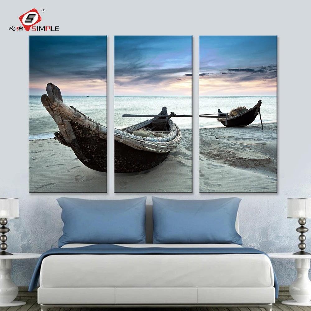 Dropshipping Oil Painting Wall Art Canvas Prints Beach Landscape Boat Modern Wall Pictures For Living Room Home Decoration 3pcs
Dropshipping Oil Painting Wall Art Canvas Prints Beach Landscape Boat Modern Wall Pictures For Living Room Home Decoration 3pcs