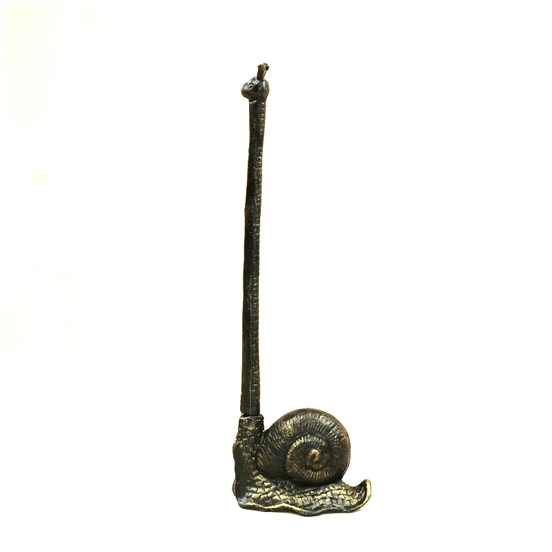 Creative Cast Iron Snail Figurine Rolled Paper Dispenser Decorative Metal Escargot Washroom Tissue Holder Gadget Craft Adornment
Creative Cast Iron Snail Figurine Rolled Paper Dispenser Decorative Metal Escargot Washroom Tissue Holder Gadget Craft Adornment