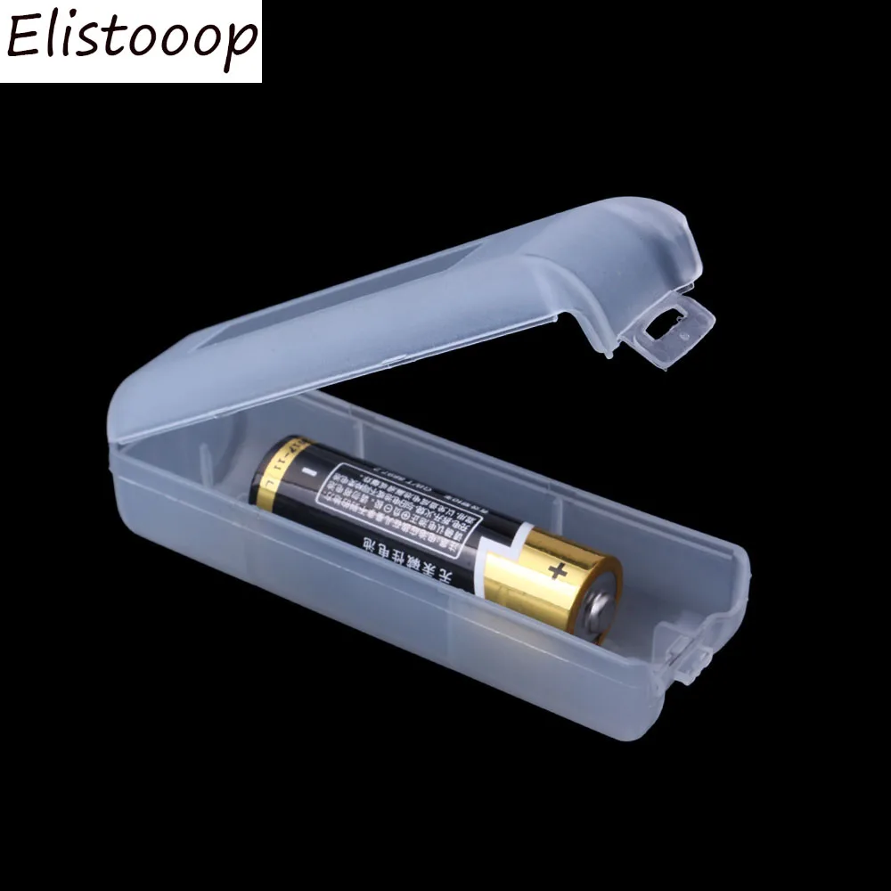 Прозрачный пластиковый чехол Elistooop для 1X26650 держателя ящик хранения батарей