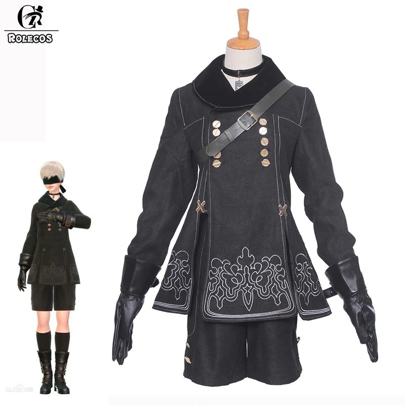 ROLECOS Game Nier Automatas Cosplay Costumes 9S YoRHa Cosplay Costumes Full Sets
ROLECOS Game Nier Automatas Cosplay Costumes 9S YoRHa Cosplay Costumes Full Sets