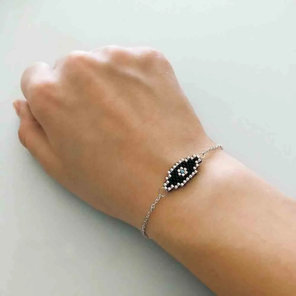 Shinus Wholesale 10pcs/lot Evil Eye Bracelet MIYUKI Pulseras Mujer Seed Beads Bileklik Black Mexico Summer Jewelry Lover 2019
Shinus Wholesale 10pcs/lot Evil Eye Bracelet MIYUKI Pulseras Mujer Seed Beads Bileklik Black Mexico Summer Jewelry Lover 2019