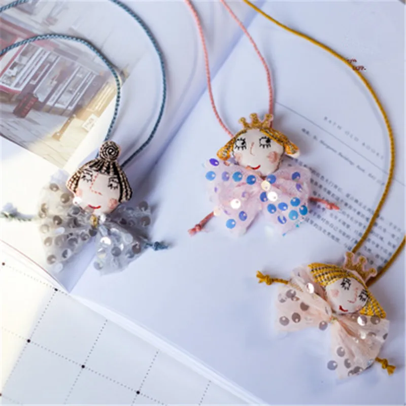 Korean Handmade Cute Cartoon Doll Sequins Bow Knot Princess Kids Children Girl Necklace Apparel Accessories-HZPRCGNL061F
Korean Handmade Cute Cartoon Doll Sequins Bow Knot Princess Kids Children Girl Necklace Apparel Accessories-HZPRCGNL061F