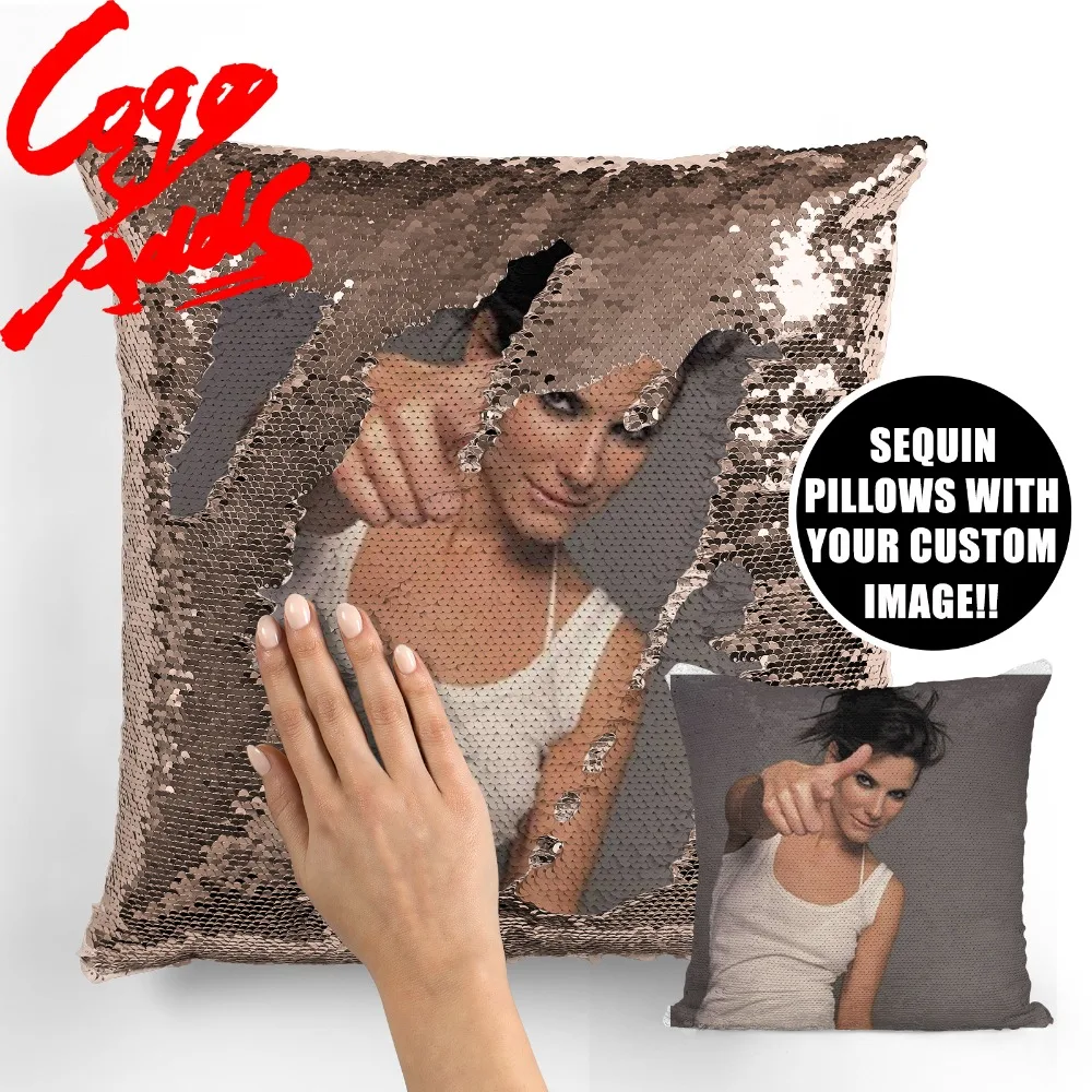Sandra Bullock wedding birthday party photo sequin cushion cover custom image reversible sequin mermaid pillowcase
Sandra Bullock wedding birthday party photo sequin cushion cover custom image reversible sequin mermaid pillowcase