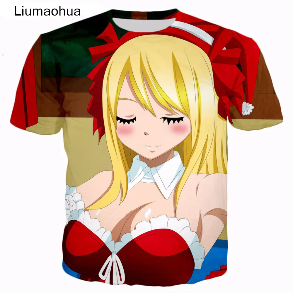 Liumaohua 2018 summer Fashion T-shirts Anime Fairy Tail t-shirt Heartfilia 3D print Unisex Casual t shirt free shipping
Liumaohua 2018 summer Fashion T-shirts Anime Fairy Tail t-shirt Heartfilia 3D print Unisex Casual t shirt free shipping