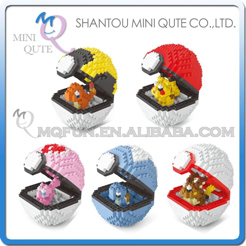 Mini Qute Anime game Cartoon pikachu pokeball diamond DIY plastic building block bricks action figures model educational toy
Mini Qute Anime game Cartoon pikachu pokeball diamond DIY plastic building block bricks action figures model educational toy
