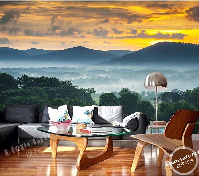 Custom photo wallpaper, sun forest landscape murals for the living room bedroom TV background papel de parede
Custom photo wallpaper, sun forest landscape murals for the living room bedroom TV background papel de parede