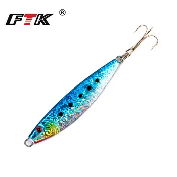 FTK Metal Cast Jig Spoon 15g 20g 25g 30g 35g 40g 60g 80g Casting Jigging Lead Fish Sea Bass Fishing Lure Sardine Artificial Bait
FTK Metal Cast Jig Spoon 15g 20g 25g 30g 35g 40g 60g 80g Casting Jigging Lead Fish Sea Bass Fishing Lure Sardine Artificial Bait