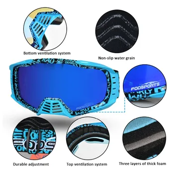 Fodsports Motorcycle Goggles Glasses Cycling MX Off Road Helmet Ski Sport Gafas for Motorbike Moto Dirt Bike Racing Goggles
Fodsports Motorcycle Goggles Glasses Cycling MX Off Road Helmet Ski Sport Gafas for Motorbike Moto Dirt Bike Racing Goggles