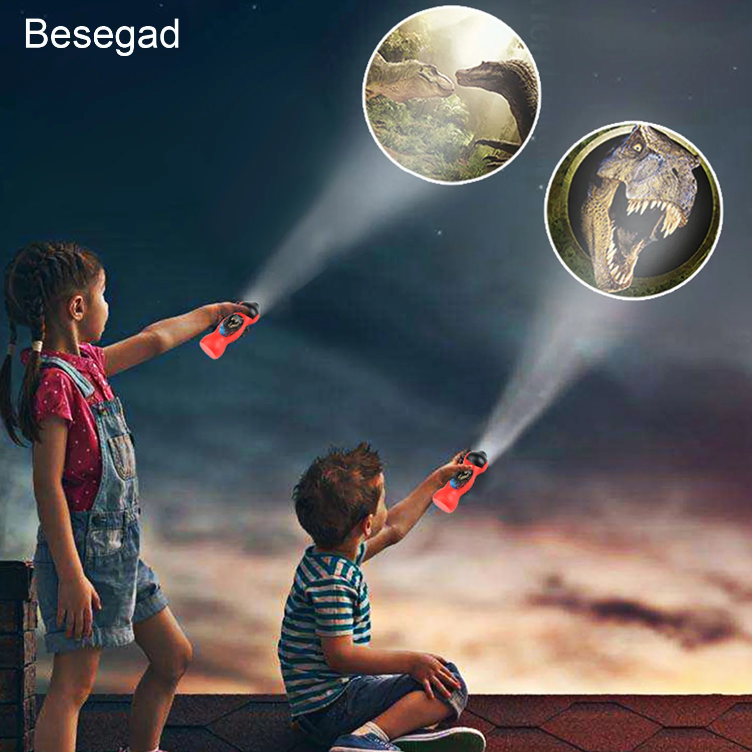 Besegad Cute Kawaii Cartoon Dinosaur Style LED Flashlight Projector Educational Toy for Kids Children Christmas Birthday Gift
Besegad Cute Kawaii Cartoon Dinosaur Style LED Flashlight Projector Educational Toy for Kids Children Christmas Birthday Gift