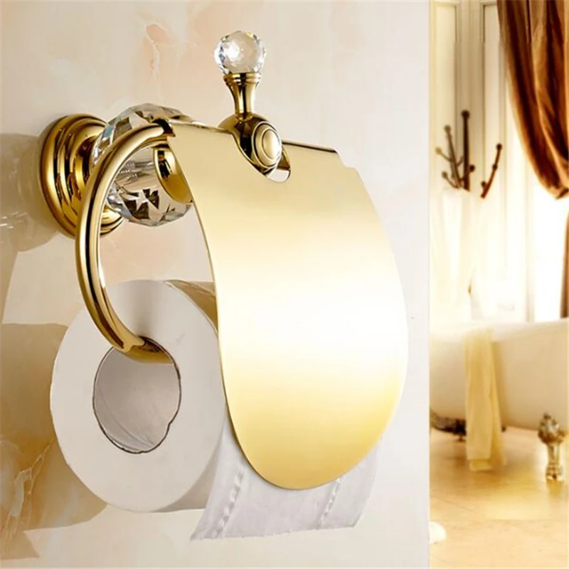 Toilet Tissue Base Full Copper Inlaid Crystal Holder Toilet Paper Box Roll Paper Holder Bathroom Waterproof Paper Towel Holder
Toilet Tissue Base Full Copper Inlaid Crystal Holder Toilet Paper Box Roll Paper Holder Bathroom Waterproof Paper Towel Holder