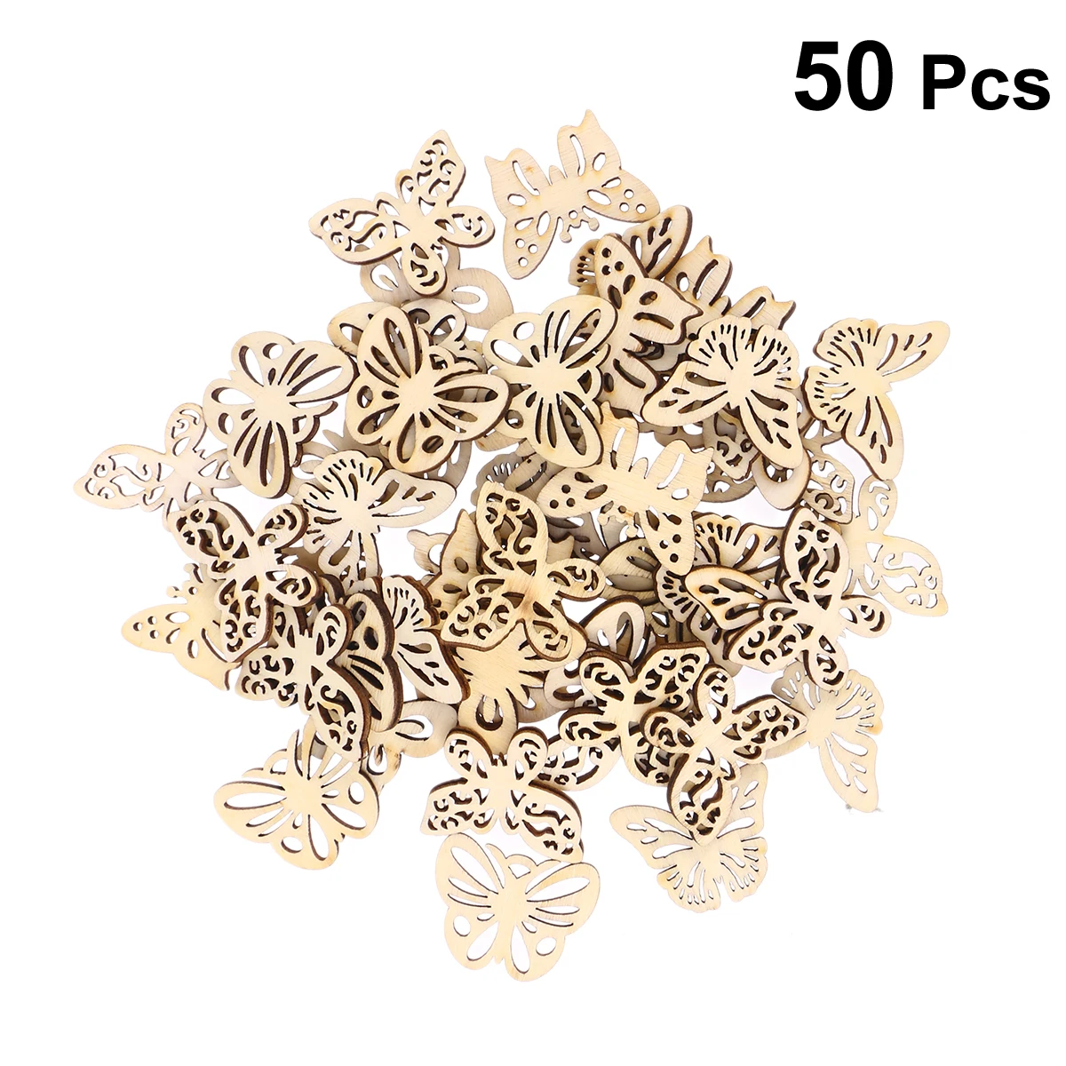 50pcs Mixed DIY Hollow Wooden Butterflies Cutouts Craft Embellishments Wood Ornament For DIY Art Wedding Decoration(33mm)
50pcs Mixed DIY Hollow Wooden Butterflies Cutouts Craft Embellishments Wood Ornament For DIY Art Wedding Decoration(33mm)