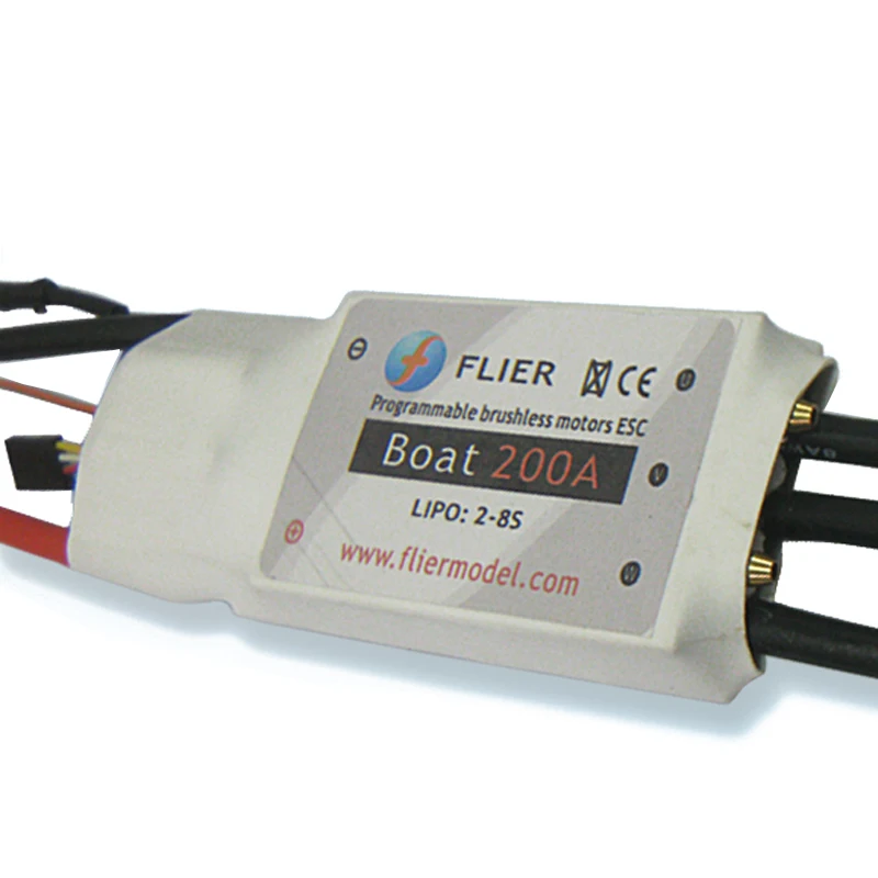 Flier Flier 8S 200A speed brushless controller for rc Boat with USB programming cable
Flier Flier 8S 200A speed brushless controller for rc Boat with USB programming cable