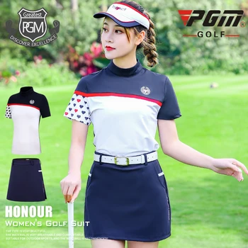 Clothing Women's Set Golf Tennis Baseball Print Short Sleeve T-shirt Lady Skirt Spring Summer Sports Wear Soft Comfortable PGM
Clothing Women's Set Golf Tennis Baseball Print Short Sleeve T-shirt Lady Skirt Spring Summer Sports Wear Soft Comfortable PGM