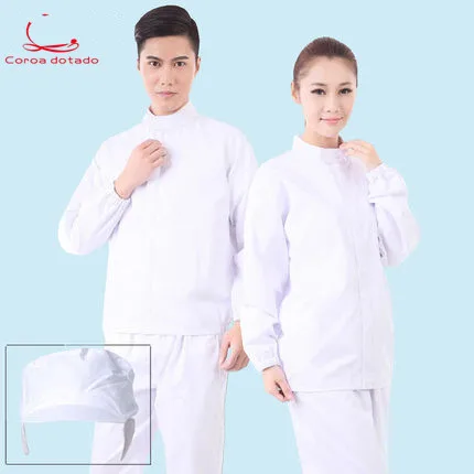 Food factory work clothes white work clothes hygiene service dustproof clothing worker's clothing
Food factory work clothes white work clothes hygiene service dustproof clothing worker's clothing